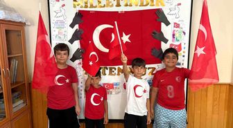 Anamur'da Yaz Kur'an Kursu öğrencilerine 15 Temmuz anma programı