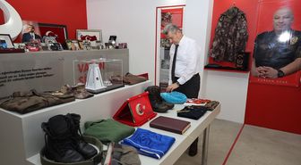Vali Ergün'den şehit ailelerine ziyaret
