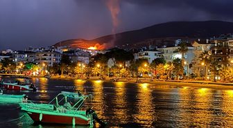 Balıkesir'de gök gürültülü sağanak etkili oldu