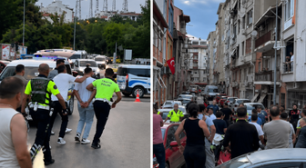 Edirne'de 2 aile birbirine girdi, ortalık bir anda savaş alanına döndü