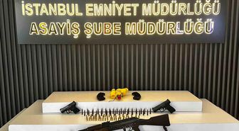 Eyüpsultan'da polisin durdurduğu motosikletten tüfek ve el yapımı bomba çıktı: 7 gözaltı