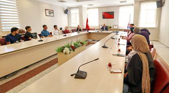 Filistinli tıp öğrencileri Gaziantep Üniversitesinde eğitim programına katıldı