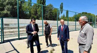 Hisarcık'ta Spor Alanlarına Bakım ve Onarım Çalışmaları Sürüyor