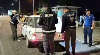 Karaman'da polisin denetimlerinde yakalanan 12 kişi tutuklandı