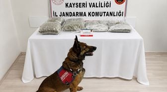 Kayseri'de uyuşturucu operasyonunda 5 kilogram esrar ele geçirildi