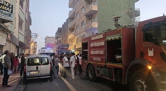 Mardin'de apartman dairesinde çıkan yangın söndürüldü