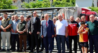 Ordu'da fındık üreticilerine hasat filesi dağıtıldı