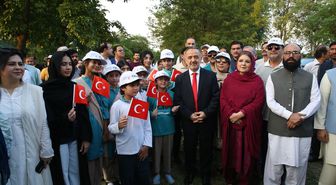 TİKA'dan Pakistan'da 15 Temmuz anısına fidan dikimi