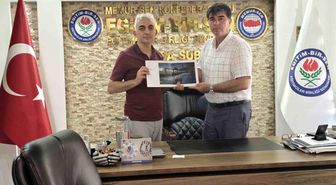 Yasav, Türkiye birincisi İsmail Aybey'i ağırladı