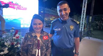 Şehit Gülşah Güler'in adını taşıyan yeğenine Polis Özel Harekat üniforması hediye edildi