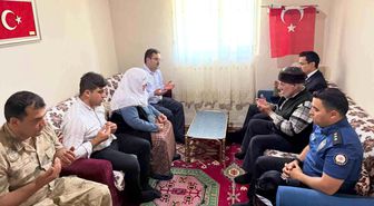 Akyaka'da şehit aileleri ve gazilere ziyaret