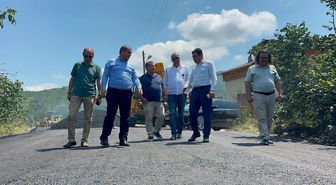 Alaplı'da 10 kilometre asfalt döküldü