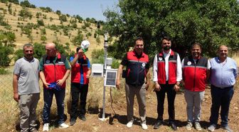 Batman'da bağ ve Antep fıstığı bahçelerine 'tahmin ve erken uyarı sistemi' kuruldu