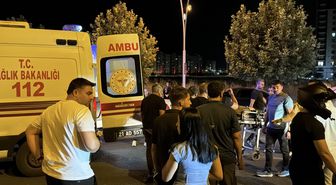 Bisikletiyle yolun karşısına geçerken taksinin çarptığı kadın yaralandı
