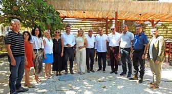 Çeşme Müftüsü Murat Yılmaz'a veda kahvaltısı