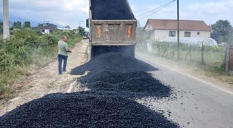 Düzce'de yollar güvenli hala getiriliyor