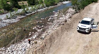 Kelkit Çayı'nda kaybolan Esmanur için arama çalışmaları yeniden başladı