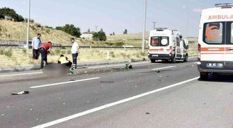 Otomobil ile motosiklet çarpıştı: 1 ölü, 1 yaralı