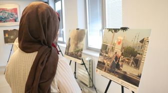 Paris'te 15 Temmuz anma töreni düzenlendi