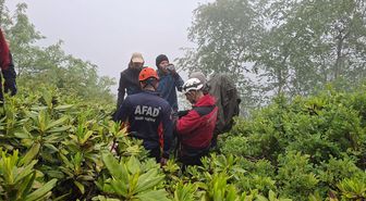 Rize'de doğa yürüyüşünde kaybolan 3 Rus turist kurtarıldı