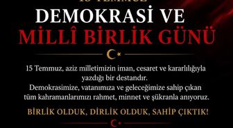 SATKOF ve USTKON Başkanı Bay: 15 Temmuz Bir Demokrasi Destanıdır