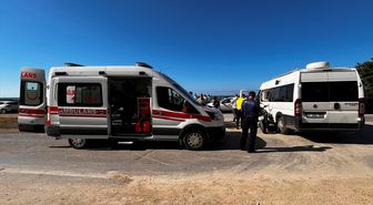 Sinop'ta karavan ile motosiklet çarpıştı, 1 kişi yaralandı
