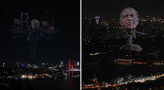 15 Temmuz'un 10. yılında 1500 dronlu ışık gösterisi