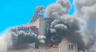 Antalya'da dairede çıkan yangında 5 kişi dumandan etkilendi