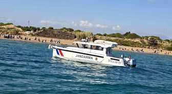 Antalya'da jandarmadan denizlerde denetim
