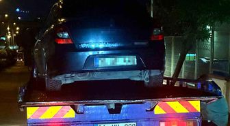Başakşehir'de polisin nefes kesen kovalamacası kameraya yansıdı