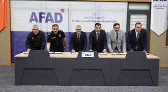 Bingöl'de 4 Afet İstasyonu konteyneri ilgili kurumlara teslim edildi