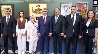 Erdemir’den şehit yakınları ve gazilere sanat desteği sergisi