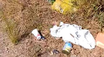 Gölet kenarlarına atılan çöpler tepki topluyor