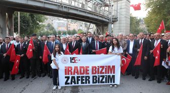 Kahramanmaraş'ta 15 Temmuz'un 10. yılında anma programı düzenlendi