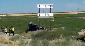 Kontrolden çıkan otomobil takla attı: 1 yaralı