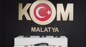 Malatya'da ruhsatsız silah bulunduran 7 şüpheliye işlem yapıldı