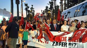 Marmaris'te 15 Temmuz şehitleri binlerce kişiyle anıldı