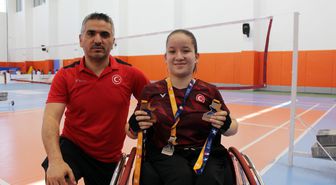 Milli para badmintoncu Tuğba: Hedefim uluslararası yarışmalarda derece yapmak