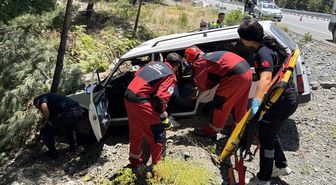 Muğla'daki trafik kazasında 2 kişi yaralandı