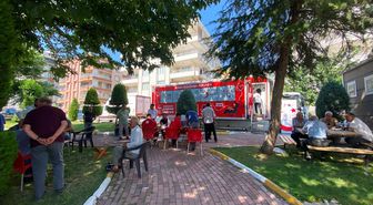 Şanlıurfa'da mahalle sakinlerinden kan bağışı kampanyasına destek