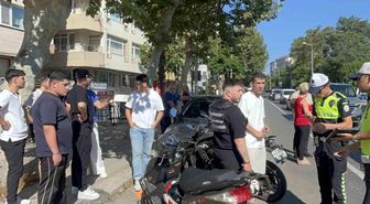 Tekirdağ'da kontrolsüz dönüş kazayla sonuçlandı: O anlar araç kamerasına yansıdı
