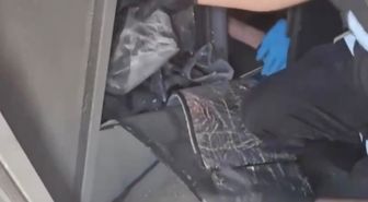 Tuzla'da yolcu otobüsündeki gizli bölmede 120 ruhsatsız silah ele geçirildi