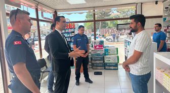 Ulaş Kaymakamı Avcı ilçe esnafını ziyaret etti