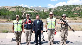 Vali Aydoğdu'dan jandarma personeline asayiş noktasında ziyaret