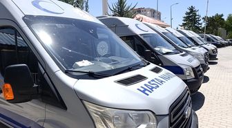 Van'da hasta nakil araçları yenilendi