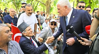 Dervişoğlu'ndan Güvenpark'ta şehit aileleri ve gazilere destek