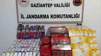 Gaziantep'te Kaçakçılık Operasyonu: 1 Milyon 150 Bin TL Değerinde Malzeme Ele Geçirildi