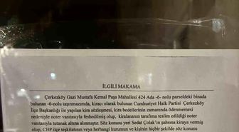 Görevden alınan ilçe başkanı kontratı kendi üzerine yapmış