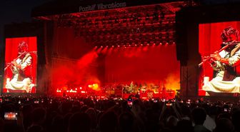 Gorillaz grubu İstanbul'da müzikseverlerle buluştu
