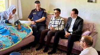 Hisarcık Kaymakamı Atam'dan yaşlı çifte anlamlı ziyaret